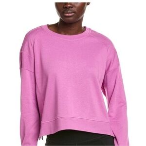 Sweaty Betty Allium Pink Crewneck Sweatshirt XL & M